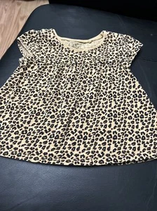 Next Mädchen 2-3 Jahre Leoprint Top  - Bild 1 von 5