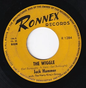 Jack HAMMER * The Wiggle * 1962 TITTYSHAKER R&B MOD ROCKER Wild Bloozer 45 *Hear - Picture 1 of 2