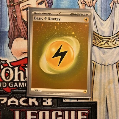 Basic Lightning Energy (Cosmos Holo) 004 Sv01: Scarlet & Violet Base Set Holo - Image 1 of 3