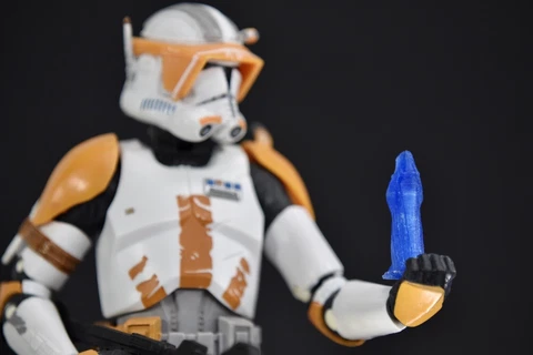 Custom 3D Printed Star Wars Black Series Scale Darth Sidious Order 66 Hologram Cover