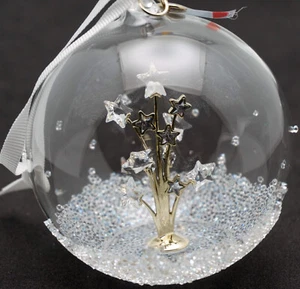 2024 Shooting Stars Swarovski Holiday Christmas Annual Edition Ball Ornament - Picture 1 of 6
