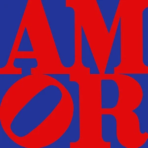 Amor A2+ by Robert Indiana High Quality Canvas Print - Picture 1 of 2