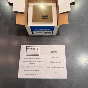 Lutron Rania - RDSU 452B - Polished Brass - With 12 Month Warranty - Inc VAT* - Picture 1 of 2