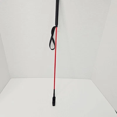 Látigo de caballo de cultivo para caballos ecuestres 26 pulgadas correa de muñeca eje rojo Foto 1 de 4