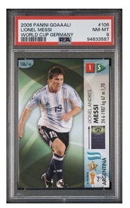 2006 Panini Goaaal! World Cup Germany Lionel Messi #106 PSA 8 - Picture 1 of 2
