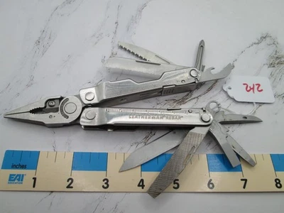 Multiherramienta de barras de refuerzo Leatherman de acero inoxidable #242 EE. UU. Foto 1 de 4