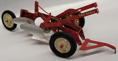 Tru-Scale Two Bottom Plow 1:16 Scale Pressed Steel Vintage - Image 1 of 4