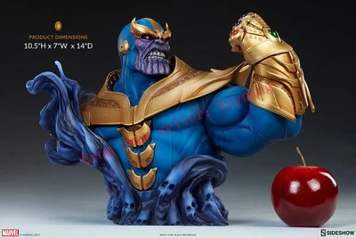 Estatua modelo GK escala 1/3 busto Thanos 400340 de Sideshow Collectibles H aproximadamente 10,5" Foto 1 de 4