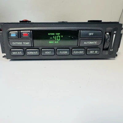 03-11 FORD CROWN VICTORIA MARAUDER EATC AC HEATER CONTROL 3W7H-19C933-AA TESTED - Image 1 of 4