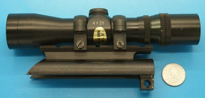ALCANCE Y MONTAJE DE DISPARO 4 X 28 - NECESITA LIMPIEZA DE LENTES Foto 1 de 4