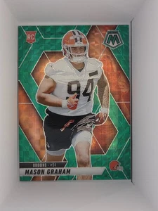 2025 Mosaic Mason Graham RC Green Mosaic Prizm Rookie #311 Cleveland Browns - Bild 1 von 2