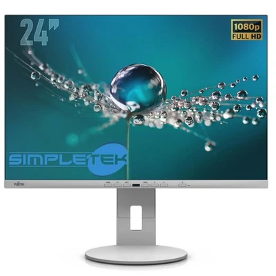FUJITSU B2410W MONITOR 24" 16:10 LED PROFESSIONALE FULL HD 1080P BIANCO SCHERMO - Imagem 1 de 4
