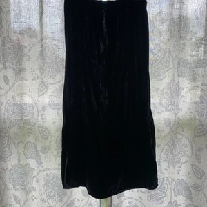 Vanity Fair Half Slip XL Black 32" long Nylon Tricot 11-717 - Picture 1 of 7