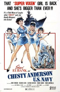 Póster de la película Chesty Anderson USN 01 2"x3" pin botón insignia - Imagen 1 de 2