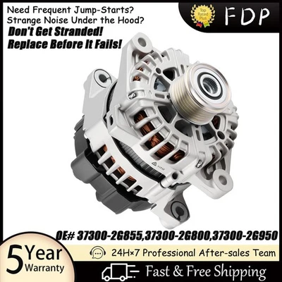 Alternator For 2012-2016 Hyundai Santa Fe Sport Sonata Kia Optima Sorento 11710 Foto 1 de 4
