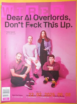 AI OVERLORDS wired MIRA MURATI greg brockman SAM ALTMAN transformers CHATGPT Foto 1 de 2