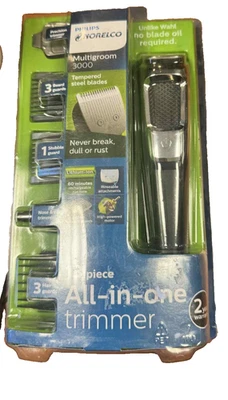 Philips Norelco Multigroom 3000 All-in-One Trimmer 13 Piece MG3740/40 Black - Image 1 of 2