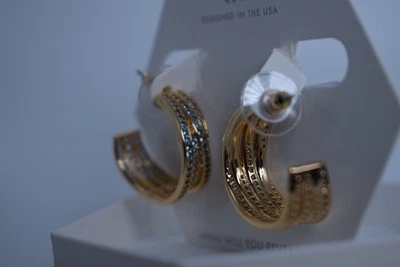 Pendiente Bomb Party OG ER10947 Whispers Of The Heart LC Espinela Azul Aqua en dorado Foto 1 de 4