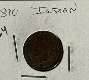 1890 Indian Head Cent Penny - Picture 1 of 2