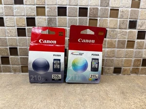 2er SET ORIGINAL CANON PG-210XL SCHWARZ / CL-211XL FARBE TINTENPATRONE - Bild 1 von 5