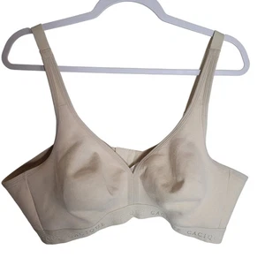 Cacique ungefütterter BH ohne Bügel Damen Gr. 44 C hellbraun nude Baumwolle bequem - Bild 1 von 10