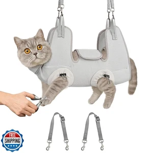 Supet Cat Grooming Hammock Harness for Nail Trimming, Cat Groomin - Picture 1 of 5