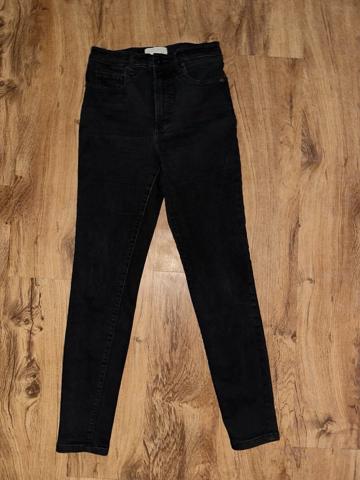 Everlane 高腰紧身牛仔裤 29 码高黑色 — 第 1/4 张图片