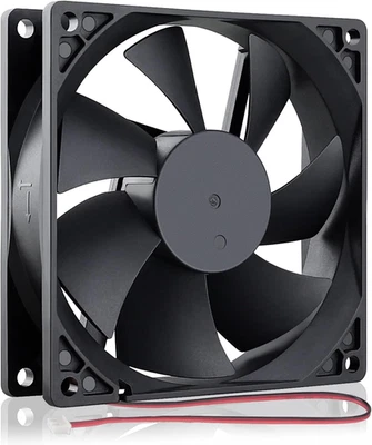 92mm x 92mm x 25mm 90mm 3.6 Inches 12v Brushless Dc Cooling Fan 2 Pin - CPU Fan - Image 1 of 4