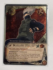Naruto CCG Kakashi Hatake 2002 Super Rare Gold Holo Foil Card 192 LP 1st Ed NM - Picture 1 of 3