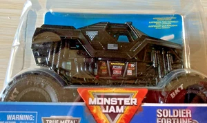 2021 MONSTER JAM TRUCK “SOLDIER FORTUNE “ 1:24 Black NEW 3+ - Picture 1 of 3