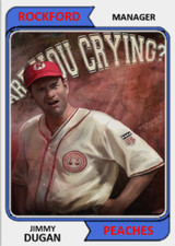 JIMMY DUNGAN AKA TOM HANKS 74 A LEAGUE OF THEIR OWN CUSTOM ART CARD 