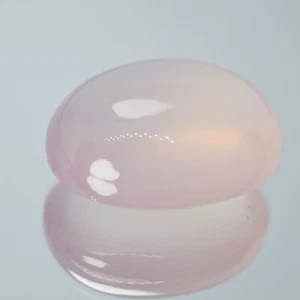24.00Cts Natural Rose Quartz Oval Shape Cabochon 20.3x16mm Loose Gemstone - Picture 1 of 4