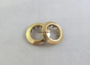Set Di 2 Occhielli Per Quadrante Di Orologio Comtoise Ø12 Mm / Ø19 Mm – Francia - Picture 1 of 3
