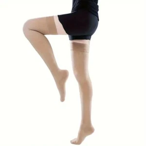 Medias Calcetines De Compresion De Muslo Para Hombres Y Mujeres Best 23-32 mmHg - Picture 1 of 21