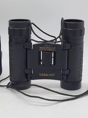 Simmons SCL Compact Binoculars with Case, Model 1156 372ft @ 1000YDS, Excellent! - Image 1 of 4
