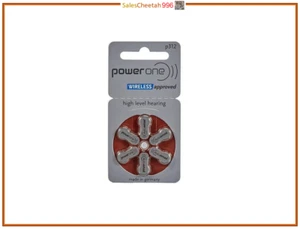 Powerone Size 312 Hearing Aid Batteries Zinc Air P312 Pack of 60 BRAND NEW - Picture 1 of 1