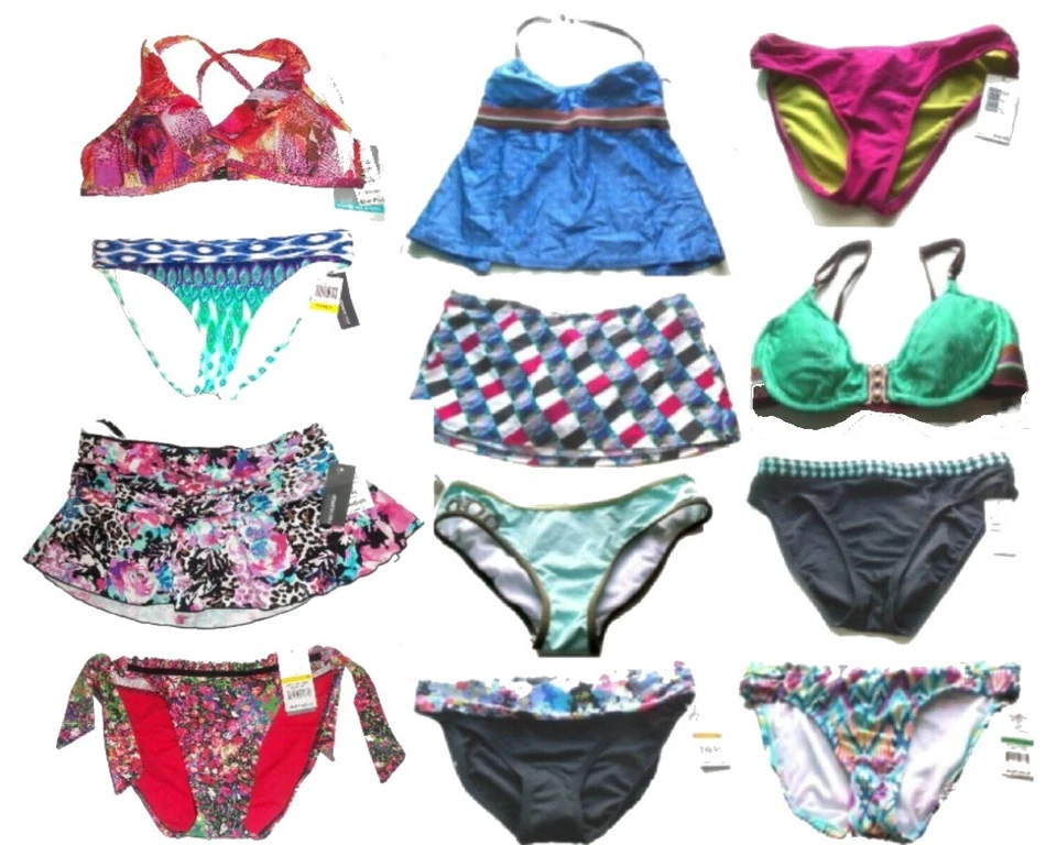 Kenneth Cole Bikini & Tankini Swimsuit Separates Sz Small to X-Large NWT $40-$63 - Image 1 of 1