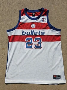 Vintage Nike Washington Bullets Michael Jordan Swingman Jersey Size XXL-White - Picture 1 of 7