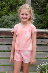 Design History Kids Shorts Peach Pink Combo - Picture 1 of 1