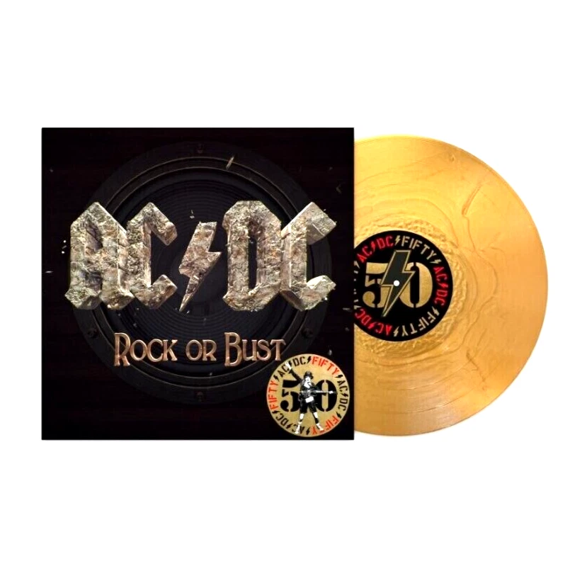 AC/DC - ROCK OR BUST - LP 180gram Gold Nugget VINYL NEW ALBUM - image 1 of 1