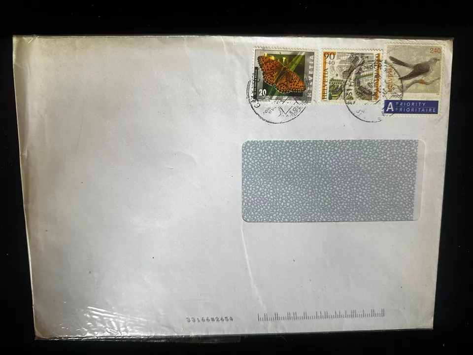 CM) 2006. SWITZERLAND. INTERNAL MAIL. MULTIPLE STAMPS OF INSECTS, BIRDS AND ARCH - Image 1 of 1