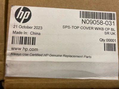 NEW GENUINE HP N09058-031 TOP COVER / UK KEYBOARD ELITEBOOK 840 G9 (INC VAT) - Image 1 of 4