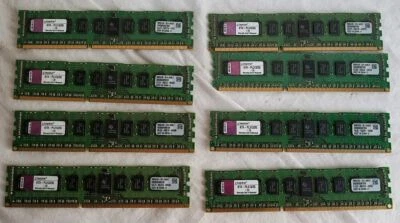 8x Kingston 2GB 240-Pin DDR3 SDRAM ECC Reg DDR3 1333 PC3 10600 KTH-PL313/2G - Image 1 of 4