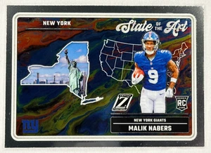 2024 Panini Zenith Malik Nabers RC State Of The Art #23 New York Giants - Picture 1 of 2