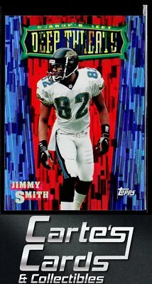 Jimmy Smith 1999 Topps #SB15 Deep Threat Season's Best Jacksonville Jaguars - Image 1 of 2