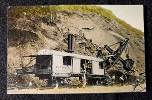 Postal del Canal de Panamá pala de vapor en funcionamiento 1910 aprox. - Imagen 1 de 2
