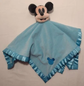 Mickey Mouse Lovey Security Blanket Plush Disney Baby EUC - Picture 1 of 6