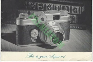 Vintage Argus C4 Manual - Picture 1 of 1