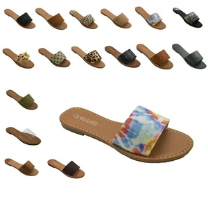 Nuevas sandalias deslizantes de talla plana para mujer - Imagen 1 de 49