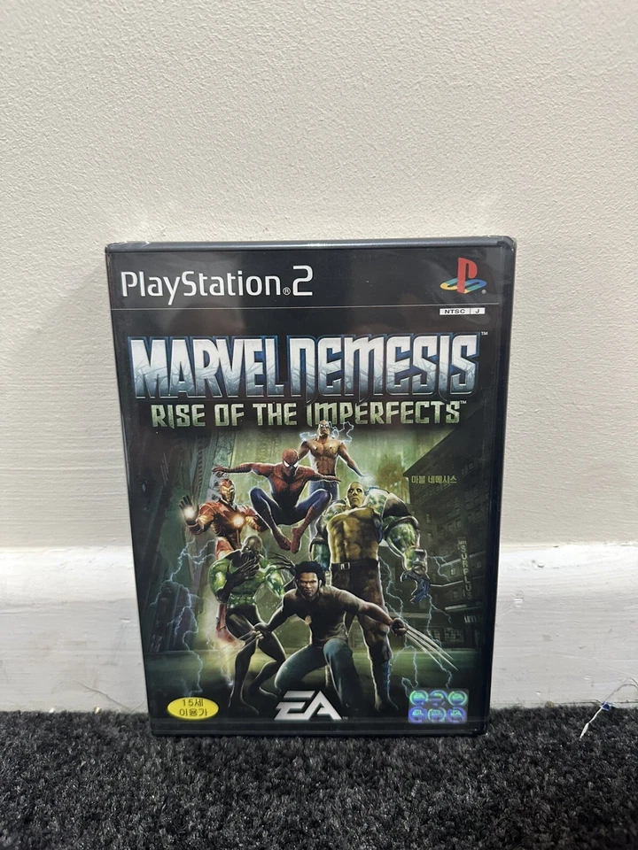 Marvel Nemesis: Rise of the Imperfects (Sony PS2, 2005) - NTSC-J Korean Import - Image 1 of 4